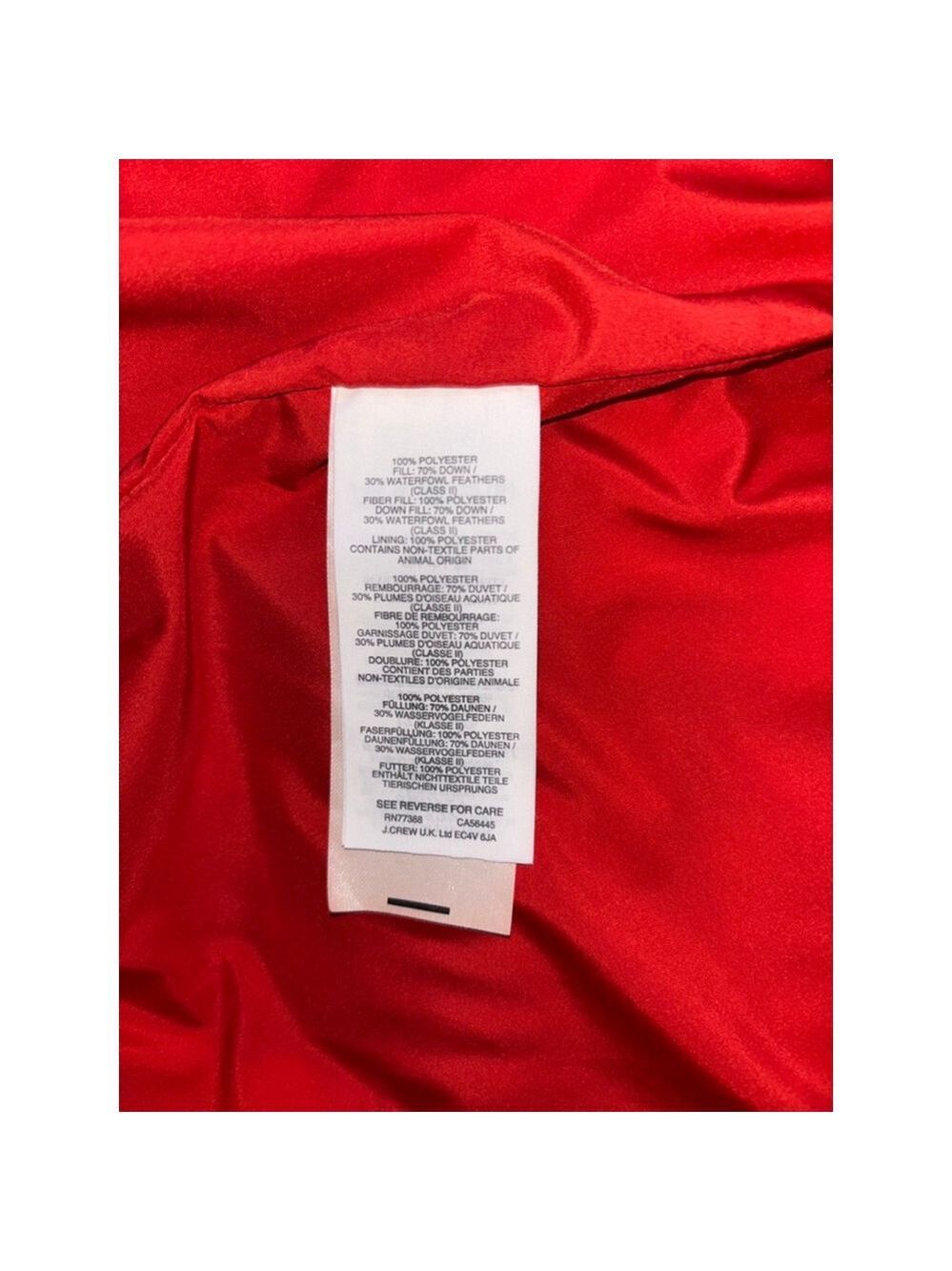 J.Crew Buffalo Plaid Excursion Preppy Puffy Vest Signature Tartan Red/Navy XS - Picture 8 of 8